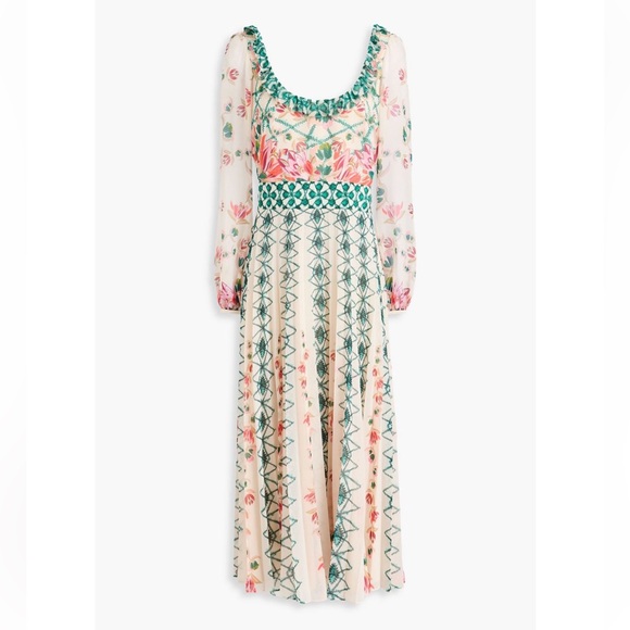 SALONI Dresses & Skirts - Saloni Denise Midi Dress Size UK 8 or US 4